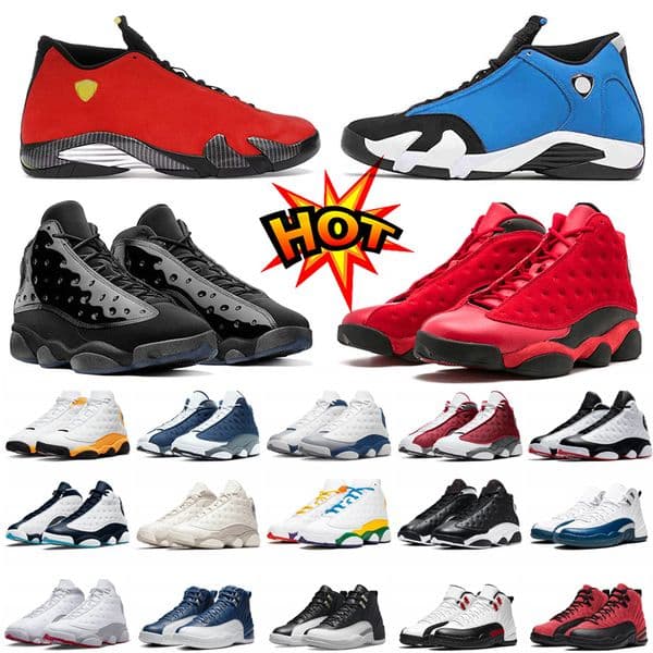 designer Basketball Shoes Sneakers 14s 13s Ferrari Black Cat Toe Light Ginger Laney Flint Grey Winterized Archaeo Brown Last Shot Gym Red Toro Playoffs Wolf 40-47