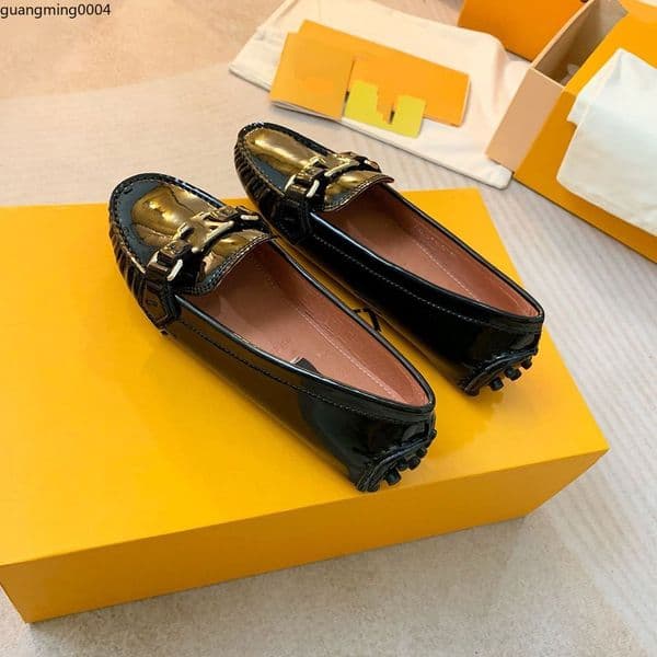 Handmade Women Gloria Loafers Classic Studs Bottom Bow Tie Coated Canvas Flower Print Reverse Fashion Shoes hytr0004