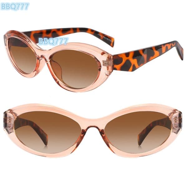2026 Designer New Wholesale Cheap Fashion Newest Sun Glasses Cat3 Uv400 Oval Frame Custom Women Sunglasses
