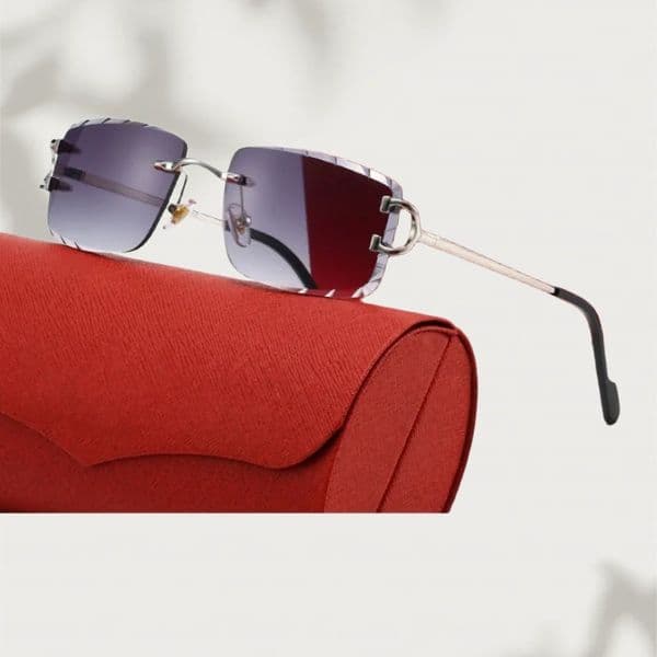 Mens Womens Sunglasses Women Sunglasses Luxury Designer Style Fashionable Gradient Sunglasses Outdoor activities Casual style Rimless Brand Men fa738