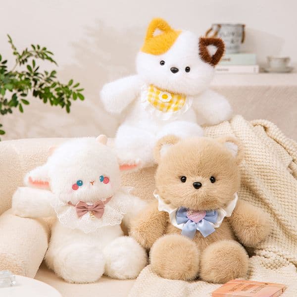 Running Bear Plush Toy Stuffed Animal Pillow Gift