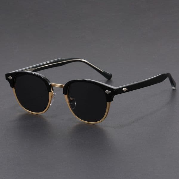 Men's sunglasses, stylish and trendy, retro style, same model as Xue Zhiqian, popular on Instagram, worn by high-profile celebrities