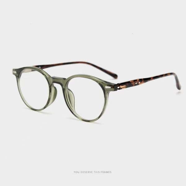 7158 Wooden Nine Styles Boston Myopia Men Round Trendy Small Frame Glasses Women