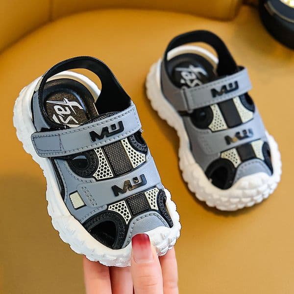 Kids Sandals Closed Toe Sandals Non-Slip Shoes Breathable Sandals Baby Boys Girls Sandals Athletic Kids Shoes Lightweight Walking Shoes Kids Walking Sandals