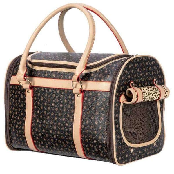 Multifunctional Leather Bag Luxury Small Dog Bags Pets Acessorios Cat Carrier Transporte Perro Pet Items 26H0316