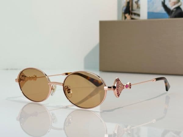 Designer Sunglasses For Men Women 1796 Catwalk Fashion Avant Garde Goggles Style Anti Ultraviolet Popularity Oval Metal Full Frame Glasses Random Box