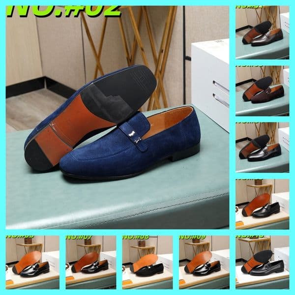 2026 Men Luxury Business Men Formal Shoes Leather Shoes Mens Fashion Casual Designer Dress Shoes Classic Italian Formal Oxford Shoe For Men wedding shoes Size 38-45