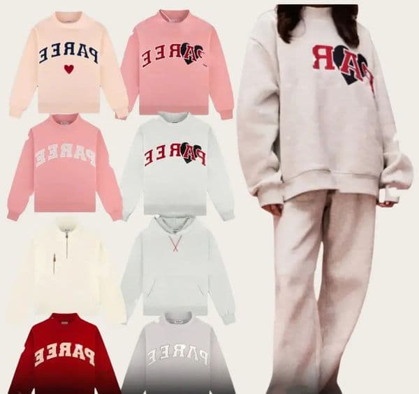 Parkkes Womens Mockneck Sweatshirt Hoodie for Spring Autumn Outdoor Casual Wear Loose Fit Designer Hoodie in S- XXL