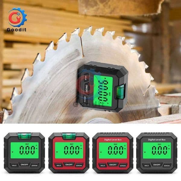 Protractor Universal Magnet Ruler 90 180 Digital Inclinometer Level Meter Goniometer Angle Bevel Tester Measuring Tools 26H0318