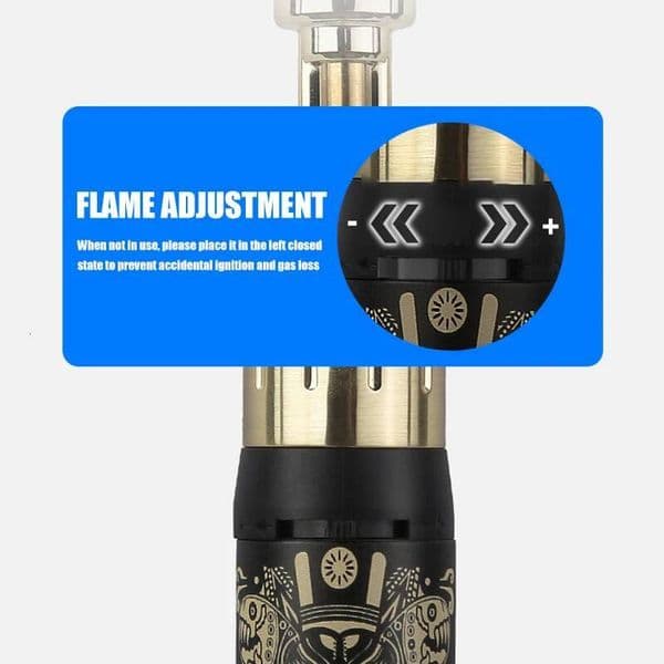 HONEST Single Blue Spray Gun Lighter Multi functional Use 360 ° Inverted Adjustable Flame Cycle Inflation