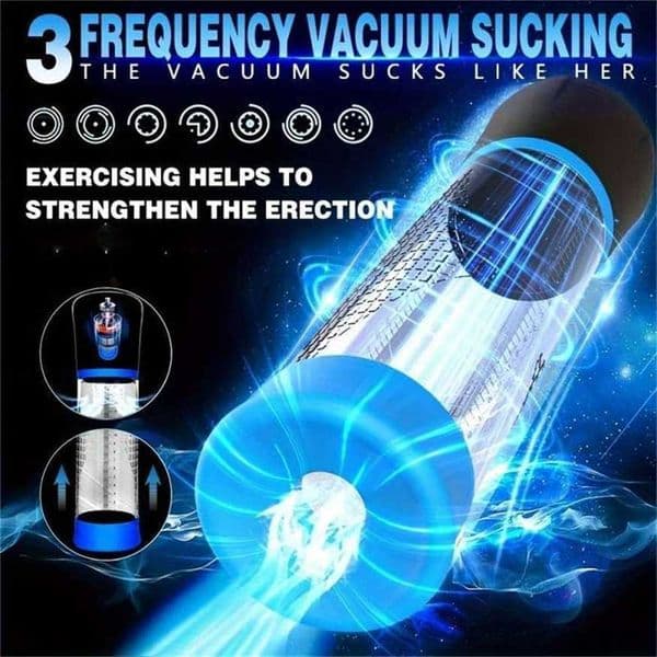 Electric Vacuum Enlargement Extend Pump Enhanced Male Masturbator Penis Pumps Adult For Men Erections Sex Toys Ha66