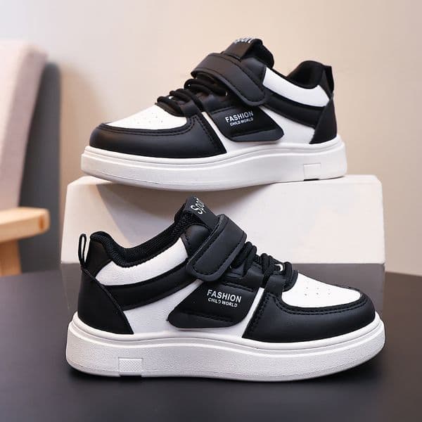 2025 New Fashion Kids High Top Sneakers Unisex Casual Hook and Loop Shoes for Teens Boys Girls Walking School Shoes Free Shipping