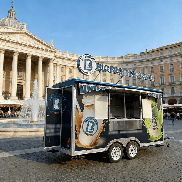 Mobile Food Truck Trailer Stainless Steel Kitchen Customizable Street Food Vending Cart for Coffee