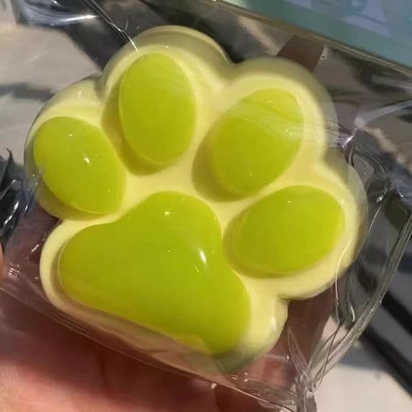 Silicone Squishy Toy Slow Rebound Stress Reliever Toys Fidget Cute Squeeze Cat Paw Pinch Decompressing Relax Gift