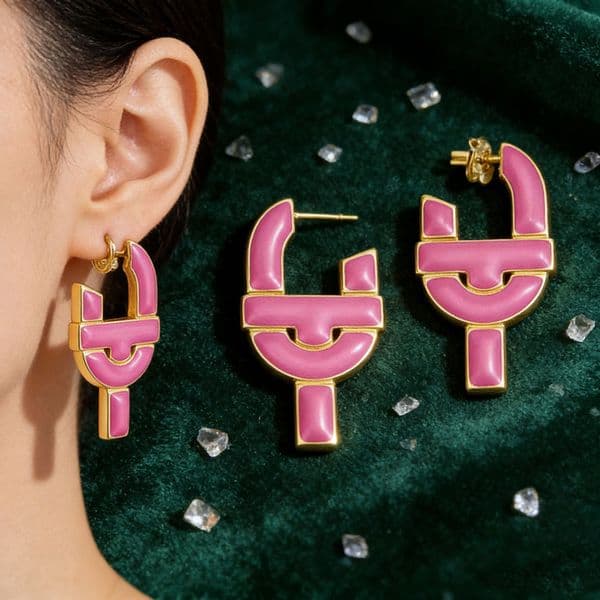 Simple Flat Silver Teddy Bear Stud Earrings Cute Lightweight Luxury Jewelry Lovely Birthday Gift For Ladies Daily Wear