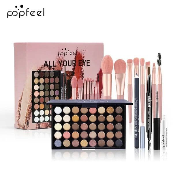 Bestseller Make Up Eyeshadow Lipstick Eyebrow Concealer Powder Brush Complete Makeup Kit For Women Female Beginner Student Full Set Ddmyhappy