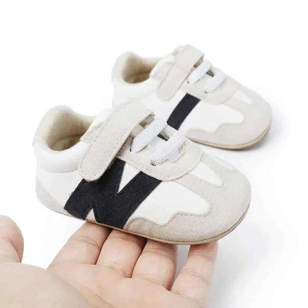Baby Sneakers Toddlers Letter Patchwork Casual Shoes Anti-slip Unisex for Boys and Girls 0-18 Months