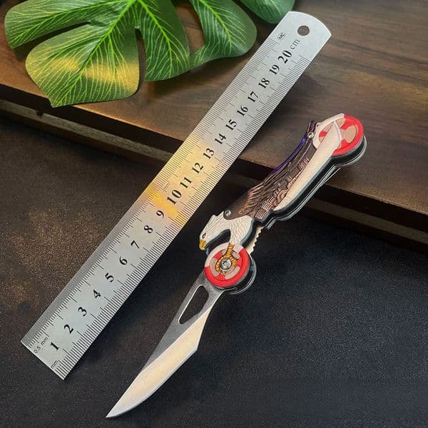 1PC Hollow-out Design-Outdoor Folding Knife, EDC - Easy to Carry, Suitable for Fishing, Mountaineering, Travel, Hiking, Camping