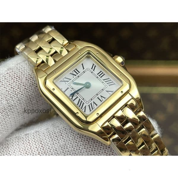 Top quality panthere watch watch women designer mens watch super clone watch swiss quartz movement 316L strap sapphire glass 23mm 27mm 19mm with box JJ0K
