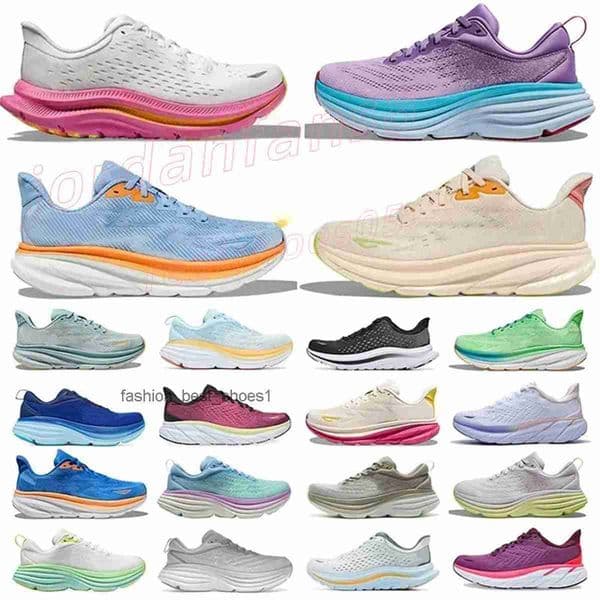 10 Hokatrainer Womens Mens Kawana Pink Shoes Bondi 8 One Clifton 8 Clifton 9 Black White People Woman Big Size 12 13