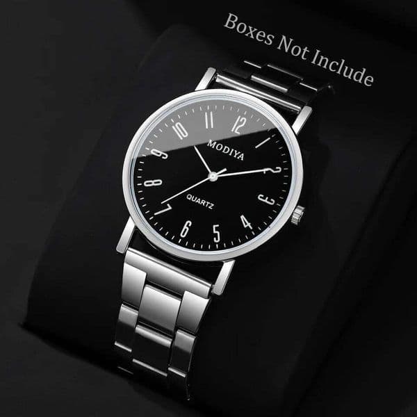 Fashion Men Business Watches Simple Arabic Dial Analog Quartz Wristwatch Reloj HombreWithout Box