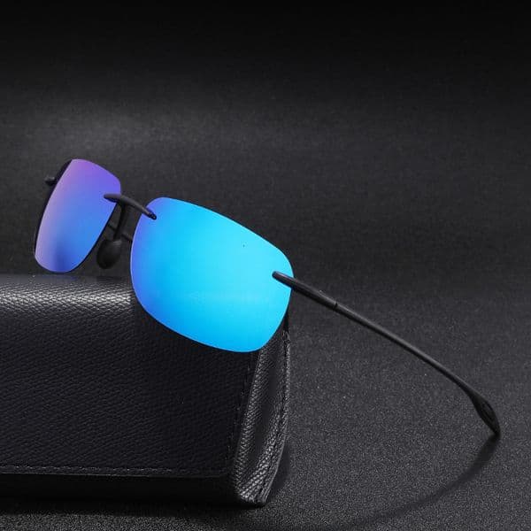 Frameless Outdoor Cycling Sunglasses for Men and Women Ultra Lightweight Hiking Sunglasses