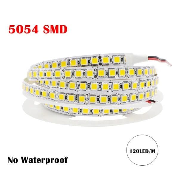 US TAX FREE LED Strip 5054 SMD 5M 600LED Non-Waterproof Flexible Cold white/Warm White Led Tape Light Ultra Bright