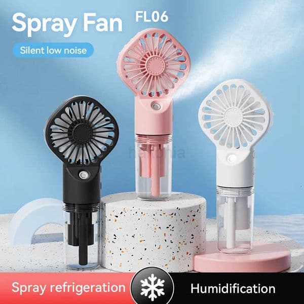 Spray fan Icy mini handheld portable fan Ultra-quiet high-wind desktop fan Handheld high-wind rechargeable fan Spray humidifier H260321