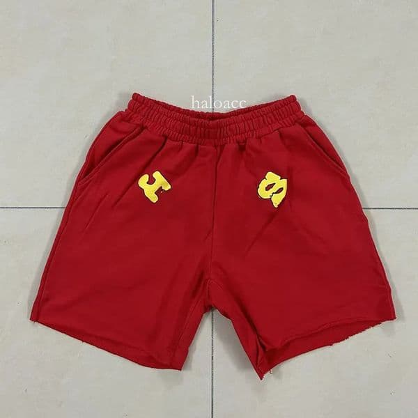 spider shorts 1 Men Designer spyder Short Classic Printed Trendy Brand Summer trendy Shorts Yellow Oversized Young Thug T Shirt f1d