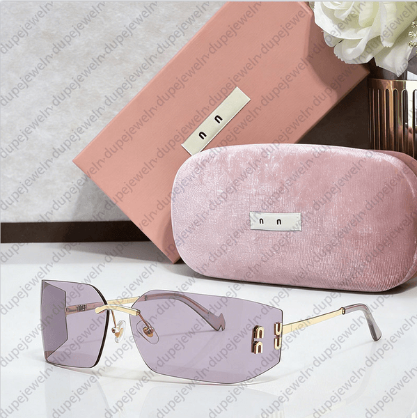 Sunglasses For Women Designer Luxury High Quality Vintage Tendance Big Frame Glases Outdoors Lady Wrap Eyewear SMU With Box