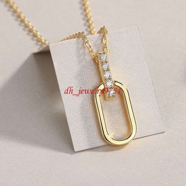 2026 Custom Women Cut GRA Certified Moissanite Diamond Necklace Gold Chain Fashion Style