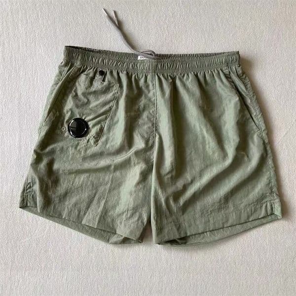 2026 One lens zipper pocket shorts Flatt Nylon Garment Dyed Swim Shorts ourdoor cotton track short pants size M-XXL