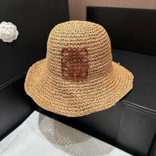 Sun Hat Hats Designers Women Woven Grass Wide Brim Fisherman Hat Bucket Hat Designer Bucket Hat Chapeau Breathable Sunscreen Large Brim Beach Vacation