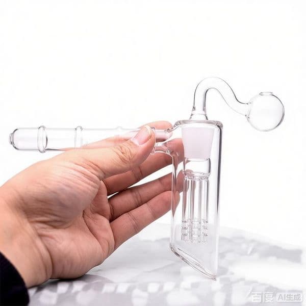 Thick heady Hammer Design Glass Smoking Oil Burner Pipe 14mm female Water Pipes Bubbler Dry Herb Tobacco Smoke bong Bubble
