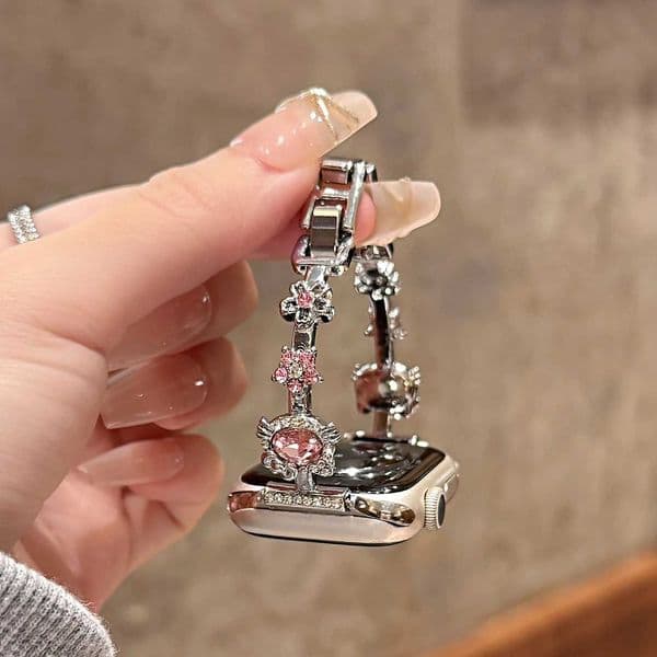 Sparkle Diamond Cat Metal Strap for Watch S11 S10 46 42 45 44 41 40 38mm Girl Gift Cpatible with for iWatch Series C260325