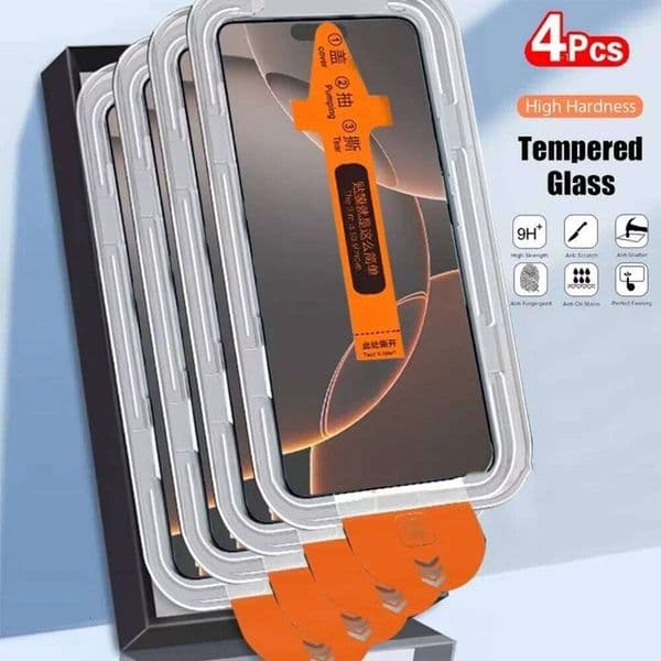 4Pcs Screen Protector For Poco F7 M7 5G X7 PRO F6 M6 X6 F5 X4 M4 Pro X3 NFC C75 Tempered Glass 26L0325