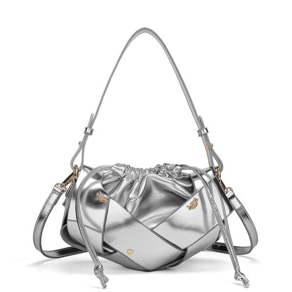 Luxury Designer Evening Bags New Arrivals Soft Leather Weaving Pleated Women's Hobo Bag Single Shoulder Crossbody Bag Armpit Simple Bag Female