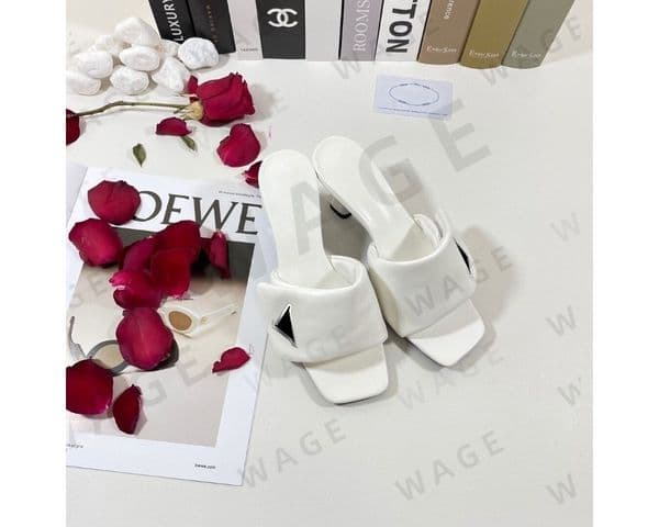 2026 Women's Brand Logo Block Heel Mules - Square-Toe Design, Comfort Sole, Multi-Colors, Soft Premium Material, Cushioned Footbed, Ideal for Daily/Party Outings-4