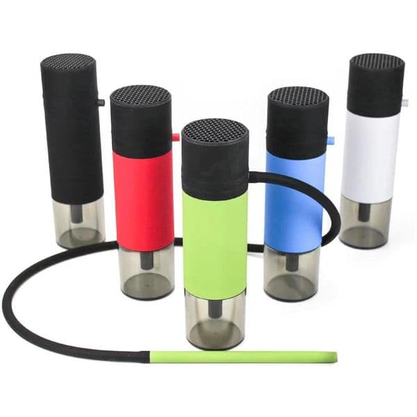 Acrylic Plastic Detachable Cleaned Travel Hookah Shisha Car Hookah Cup Portable Hookah Bottle Smoking Set