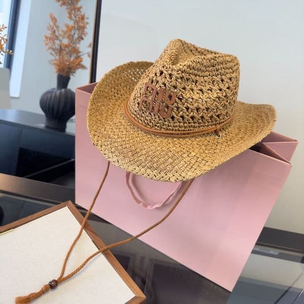 Bucket Hat Men Sun Hat Designer Women Woven Cowboy Grass Wide Brim Fisherman Summer Breathable Sunscreen Large Brim Beach Vacation