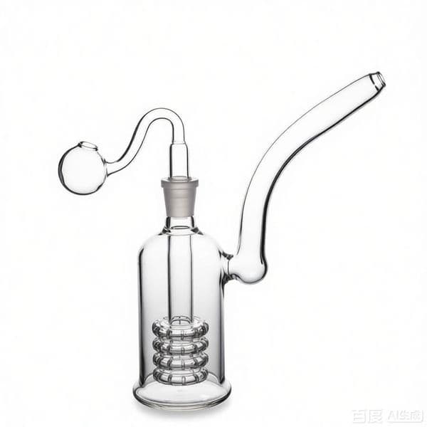 MIni Small Glass oil burner Bongs Water Pipes Bubbler Glass Beaker Hookahs Water Bong Smoking tobacco pipe With 14mm male smoking tobacco accessory