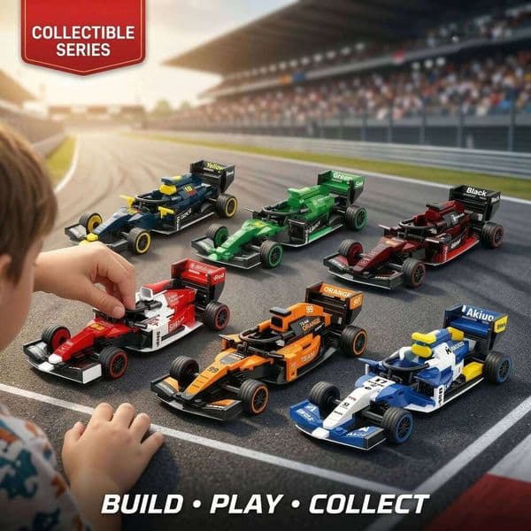 Racing Car Building Blocks MOC Speed Vehicle Model High Tech Bricks Toys Gift for Adults Boys Kids DIY Collection Set
