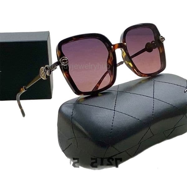 designer sunglasses cc sunglasses Korean-style TikTok-inspired face-slimming UV protection square frame version fashionable channels glasses