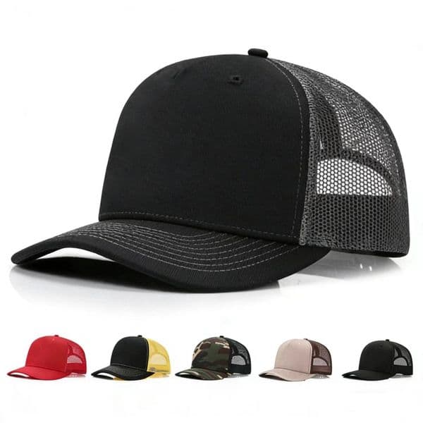 Mens Womens Hats Caps Summer Hard-top Slightly Curved Baseball Cap 5 Panels Custom Logo
