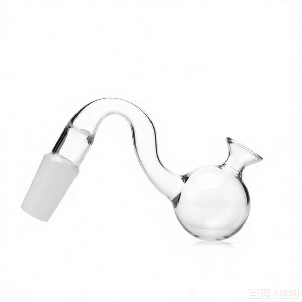Newest Funnel design 14mm 18mm Male Clear Bent Curve Glass Oil Burner bowl Curved Big Head smoking oil banger Bowl for water bong