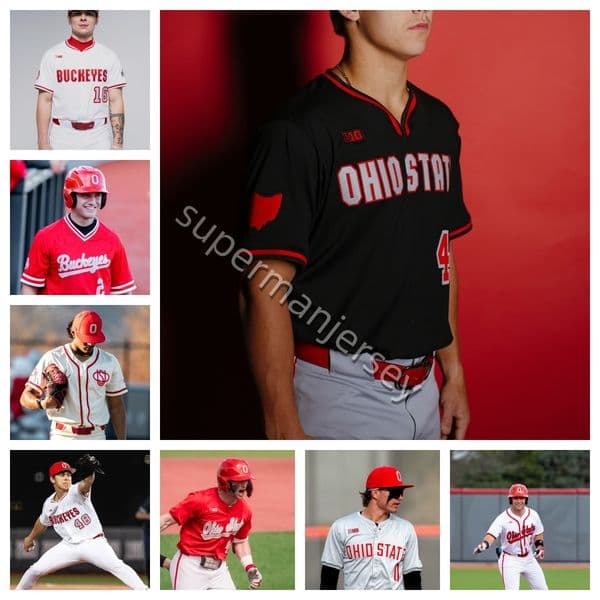 2025-26 ohio states buckeyes baseball jersey Ellis Kaczmar Bemis Simpson Binnie Furcht Mangrum Weber Vandenheuvel West Edrington Patel Eckelman Cecil Harvey