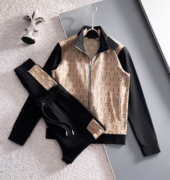 jacket Designer Fashion For Hoodie Fitness Gym Clothing Men Running Set Sportswear Jogger MenS jacket Tracksuit Suit