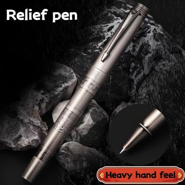 5-piece set Rustic Aesthetic Heavy-Metal Bodied Fountain Ink Writer With Precision Finishing Touches