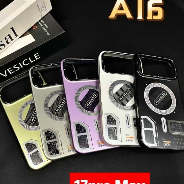 Magnet1c Circuit Board Phone Case For iPhone 12 13 14 15 16 Pro Max For Mag safe Wireless Charge Frosted Protector Covers