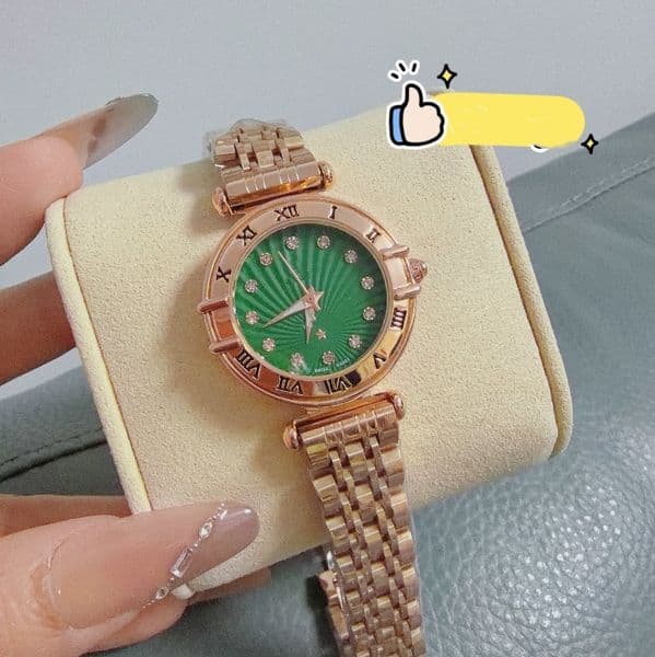 New fashion Women OMEGlity Stainless steel Sapphire glass Watch Canstellation Watches All Dial Work Quartz Watchs Brand Clock Fashion wristwatches #74